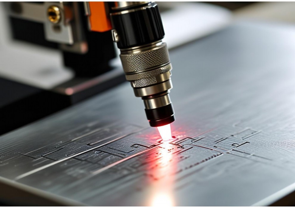 同軸ccd視覺定位激光打標機